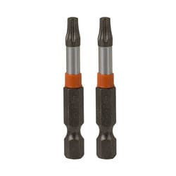 Stay Sharp Torx T20 X 2 in. L Screwdriver Bit S2 Tool Steel 2 pk