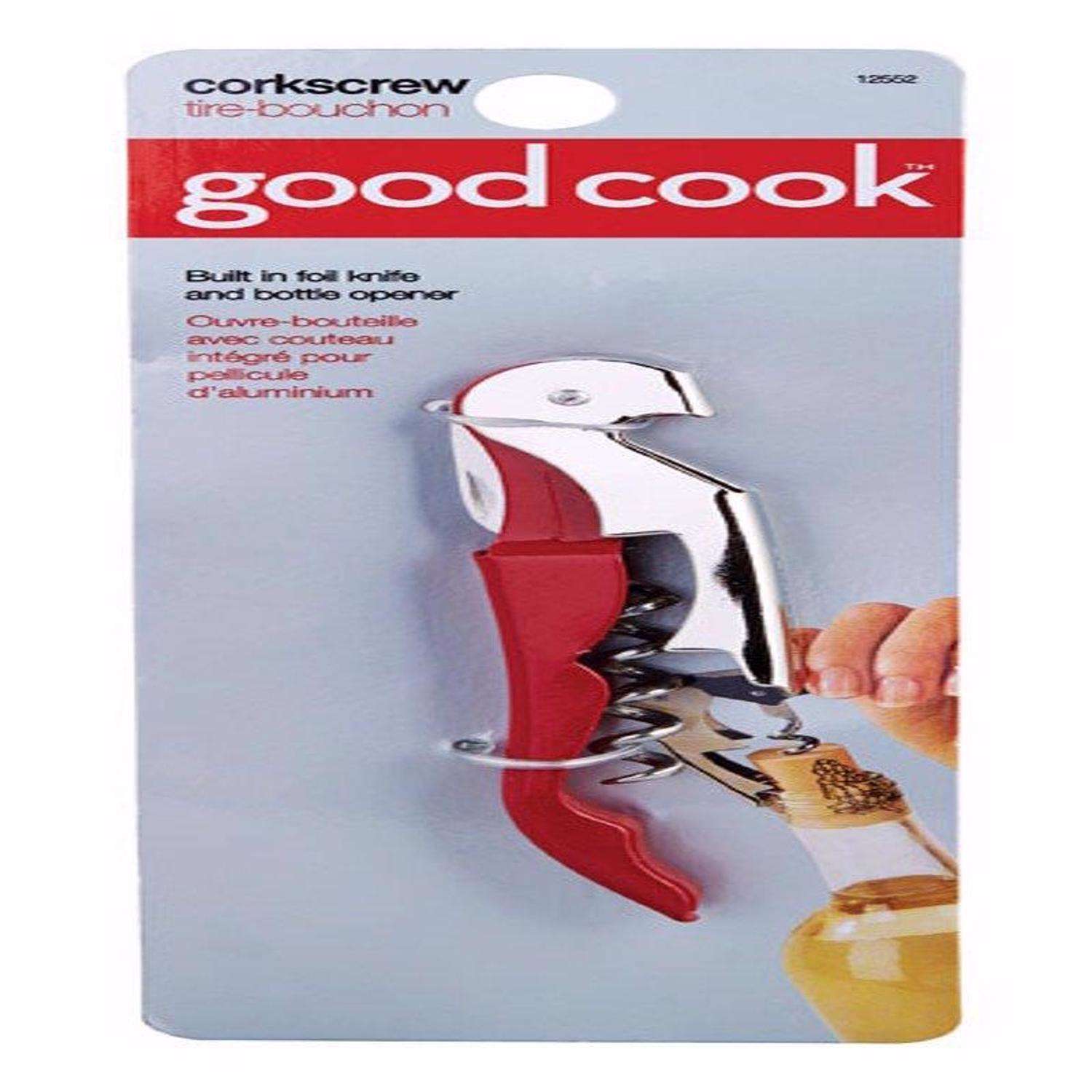 Good Cook Black Ceramic/Metal Waiter's Corkscrew Ace Hardware