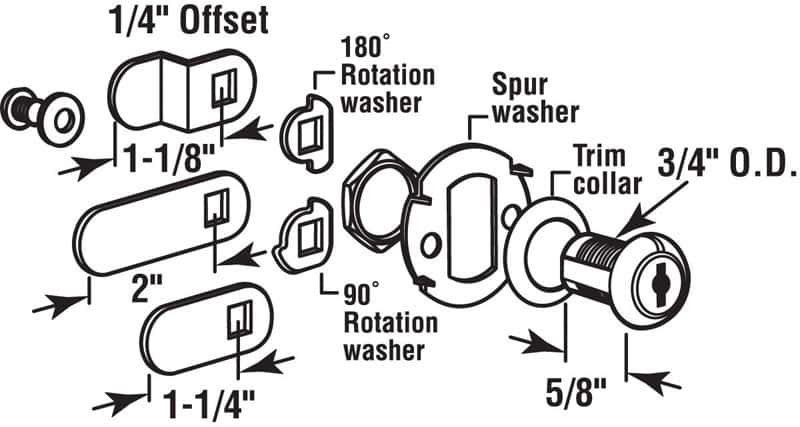 Prime Line Drawer and Cabinet Lock