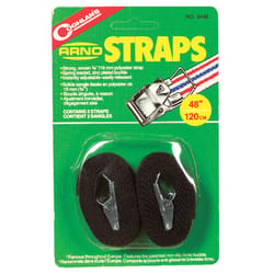 Coghlan's 0.75 in. W X 48 in. L Black Arno Strap 1 lb 2 pk