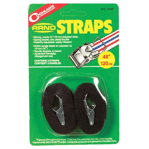 Coghlan's 0.75 in. W X 48 in. L Black Arno Strap 1 lb 2 pk - Ace