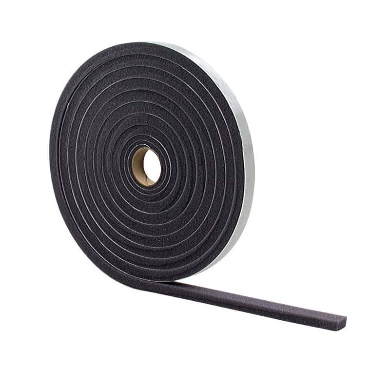 MD Building Products Gray Foam Weather Stripping Tape For Doors and