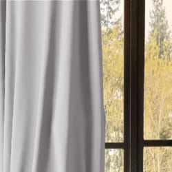 Umbra Twilight Gray Blackout Curtains 52 in. W X 63 in. L