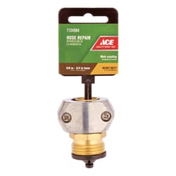 Ace 5/8 or 3/4 in. Zinc Threaded Male Hose Mender Clamp