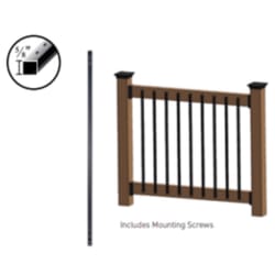 Fortress Building Products Vintage Balusters 5/8 in. H X 5/8 in. W X 42 in. L Steel Baluster Railing