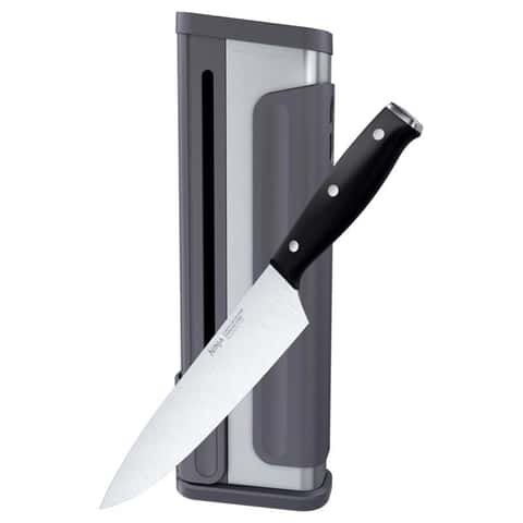 Ninja NeverDull Stainless Steel Chef's Knife and Sharpener Set 2 pc - Ace  Hardware