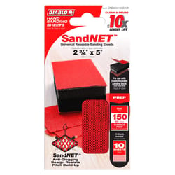 Diablo SandNet 5 in. L X 2.75 in. W 150 Grit Ceramic Blend Sanding Sheet 10 pk