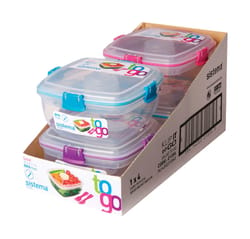 Sistema To Go 37.1 oz Assorted Salad Container 1 pk