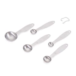 Farberware Stainless Steel Silver Measuring Spoon Set