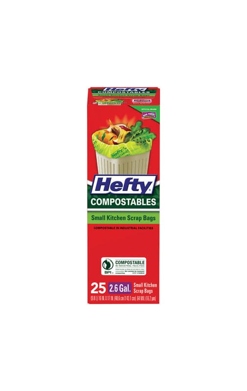 Hefty 2.6 gal Trash Bags Flap Tie 25 pk - 00E52000 - Decor  sku 00E52000