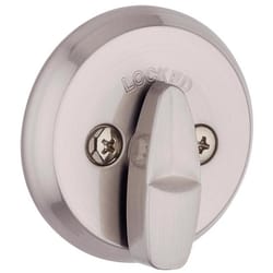 Kwikset SmartKey Satin Nickel Metal Deadbolt