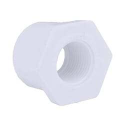 Charlotte Pipe Schedule 40 2 in. Spigot X 1-1/4 in. D FPT PVC Reducing Bushing 1 pk