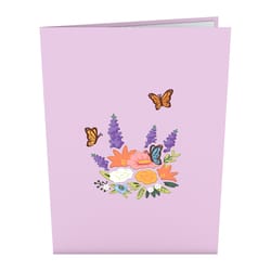 Lovepop Flower Basket 3D Card Paper 1 pk