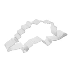 R&M International Corp 3 in. W X 6 in. L Stegosaurus Cookie Cutter Silver 1 pc