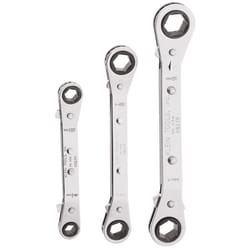 Klein Tools SAE Ratcheting Box Wrench Set 3 pc