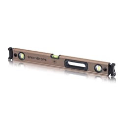 Spec Ops 24 in. Aluminum Magnetic Box Beam Level with Bungee