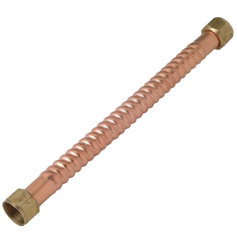 Homewerks Worlwide 3/4 in. FIP x 3/4 in. Dia. FIP 24 in. Copper Water