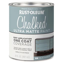 Rust-Oleum Chalked Ultra Matte Blue Harbor Water-Based Acrylic Chalk Paint 30 oz