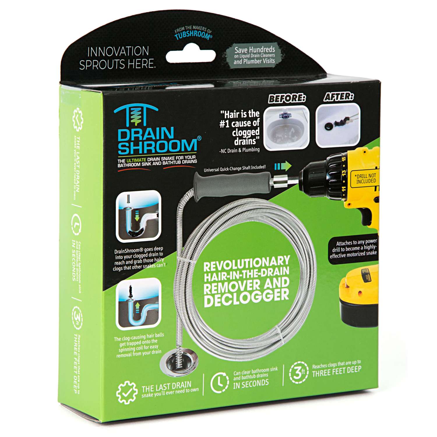 Tubshroom 3.5 ft. L Drain Snake Ace Hardware