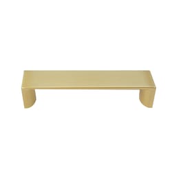 Laurey Metro Contemporary Rectangle Cabinet Pull 5-1/16 in. Satin Brass Gold 1 pk