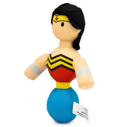 Buckle-Down Multicolored Canvas Wonder Woman Dog Toy 1 pk