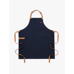 Hedley & Bennett Essential 3 pocket Midnight Blue Cotton Twill Solid Apron