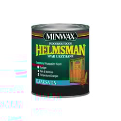 Minwax  Helmsman  Satin  Clear  Spar Urethane  1 qt. 