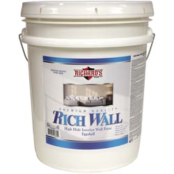 Richard's Paint Rich Wall Eggshell White Base Interior Latex Wall+Trim Paint Interior 5 gal