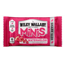 Wiley Wallaby Watermelon Licorice Bites 3.5 oz