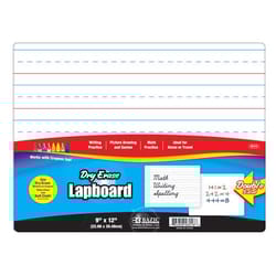 Bazic Products 9 in. H X 12 in. W None Double Sided Dry Erase Learning Board