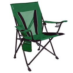 Kijaro Dual Lock 1-Position Green Camping Folding Chair