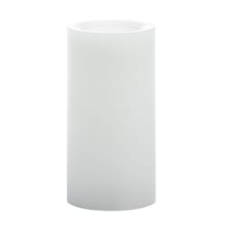 Sterno Home White Vanilla Scent Smooth Pillar Candle