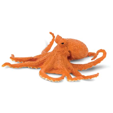 Safari Ltd Wild Safari Octopus Toy Plastic Orange - Ace Hardware