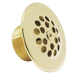 Ace 1-1/4 in. Natural Brass Shower Drain Strainer