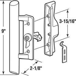 Sliding door store lock replacement