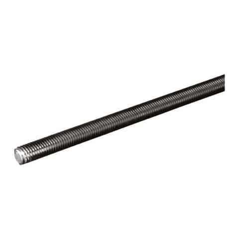 SteelWorks 1/4 in. D X 36 in. L Stainless Steel Threaded Rod - Ace Hardware