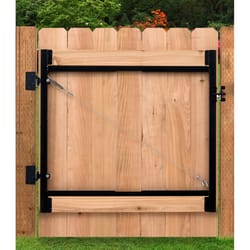 Adjust-A-Gate Original Series 34 in. H X 60 in. L Steel Multi-Purpose Fencing Black