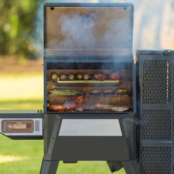 Basics 317 Square Inch Charcoal Grill, Black, 36.4 x 20.5 x 40.1 in