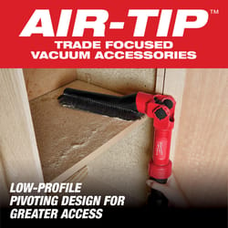 Milwaukee Air-Tip Shop Vac Low Profile Pivoting Wet/Dry Vac Brush 1 pc