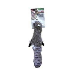 Spot Skinneeez Multicolored Raccoon Plush Dog Toy Small 1 pk