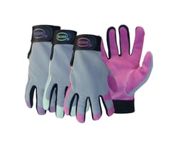 Boss Guard Women's Indoor/Outdoor Mechanic's Glove Assorted L 1 pk