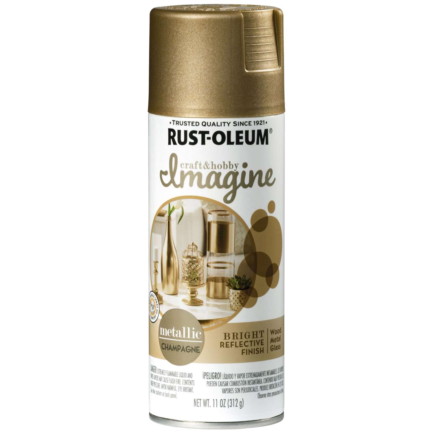 RustOleum Imagine Metallic Champagne Spray Paint 11 oz Ace Hardware