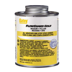 Oatey FlowGuard Gold Yellow All Weather Cement For CPVC 4 oz