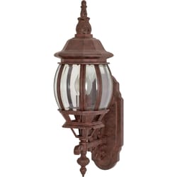 Nuvo Central Park Textured Bronze Switch Incandescent Lantern Fixture