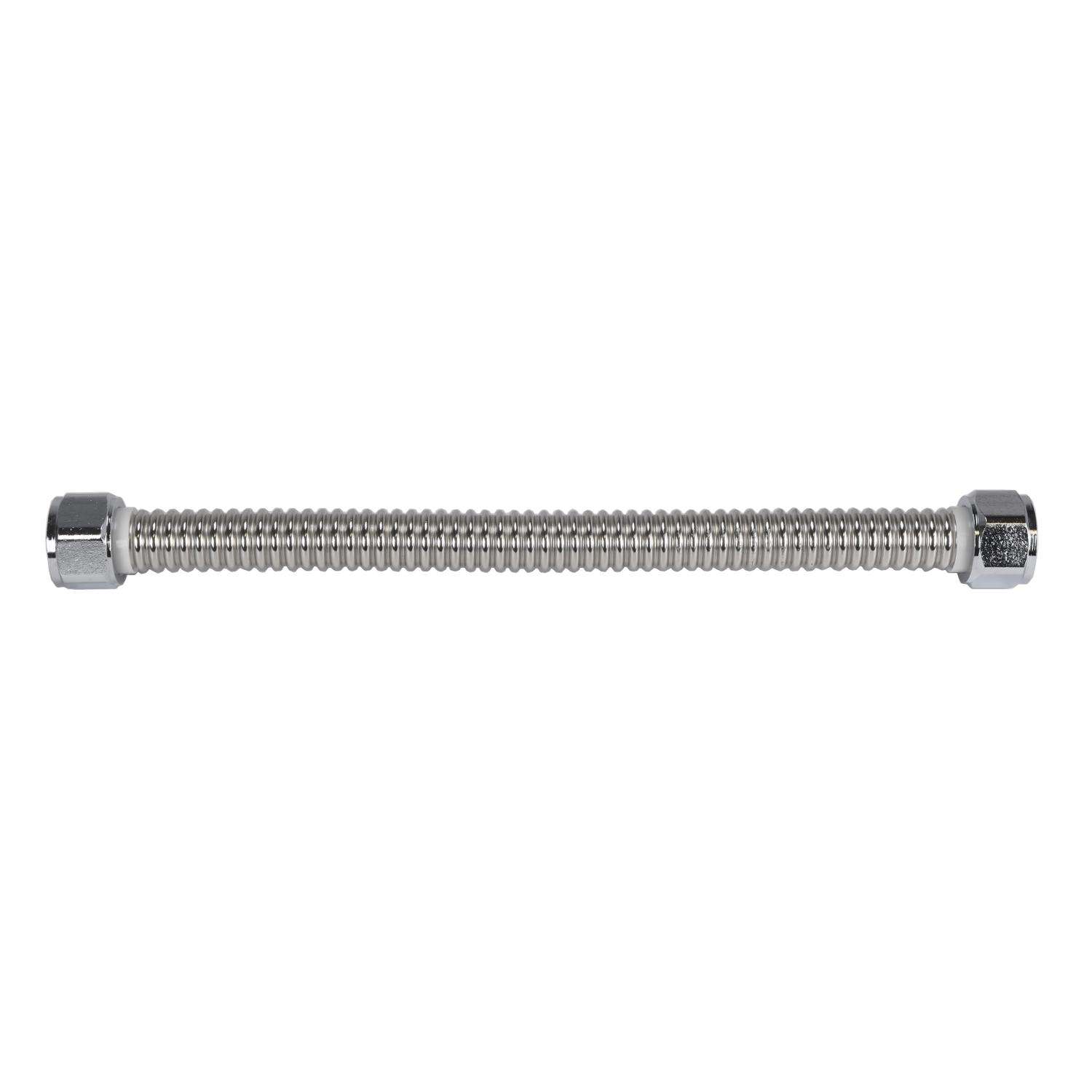 Danco 3/4 in. FIP each X 3/4 in. D FIP 18 in. Stainless Steel Water