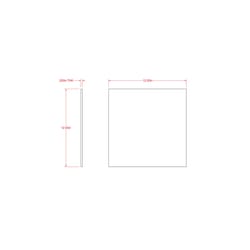 SteelWorks 12 in. W Uncoated Steel Weldable Plate