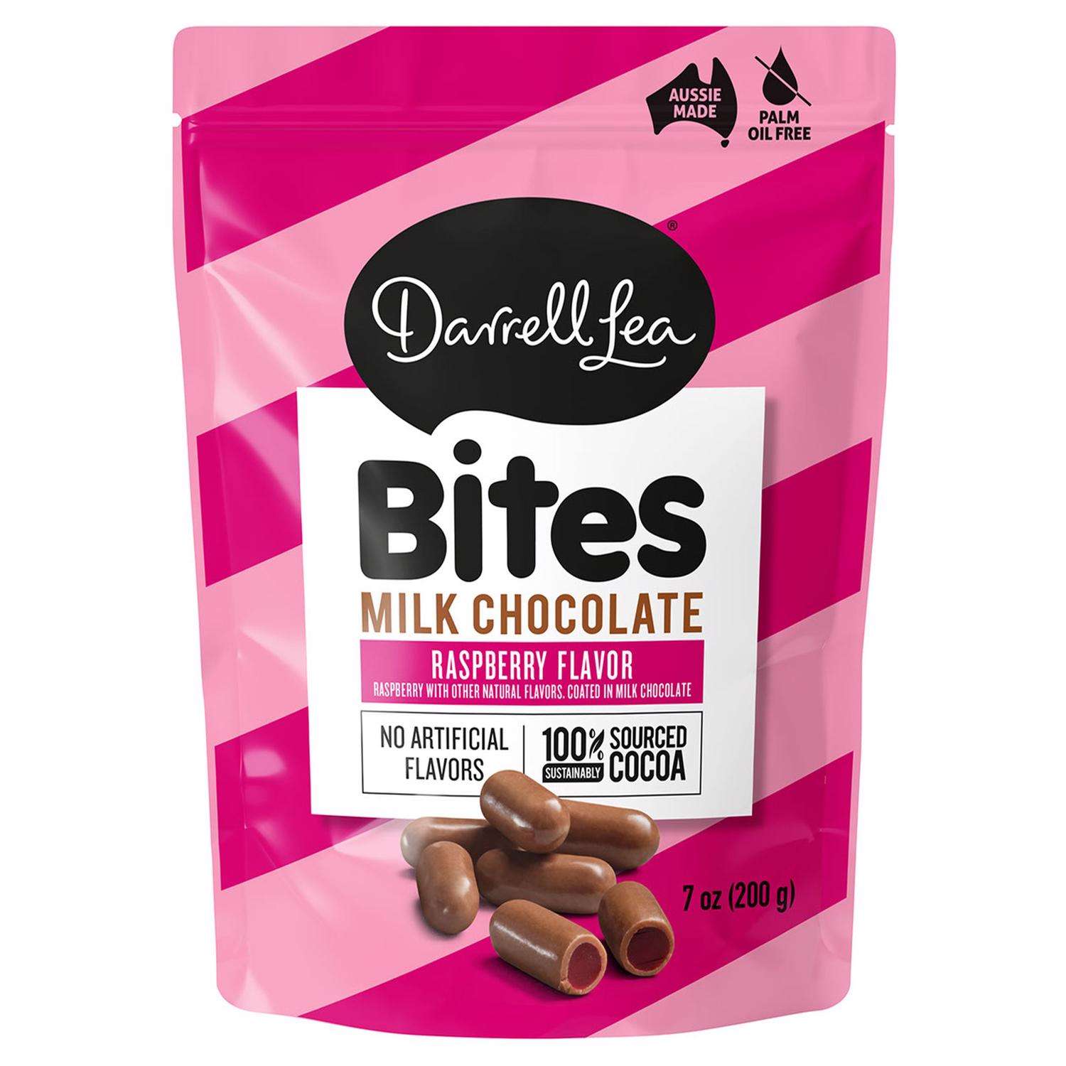 Darrell Lea Raspberry/Milk Chocolate Licorice Bites 7 oz Ace Hardware