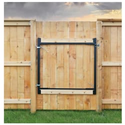 Adjust-A-Gate Black Steel Adjustable Gate Kit 1 pk