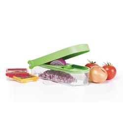 A Home Vegetable Chopper Food Chopper - Tomato Dicer, Onion Chopper,  Vegetable Cutter - Food Dicer Chopper With Storage Container & Slip-Proof  Mat - Kitchen Tools Onion Dicer (3 Blades)