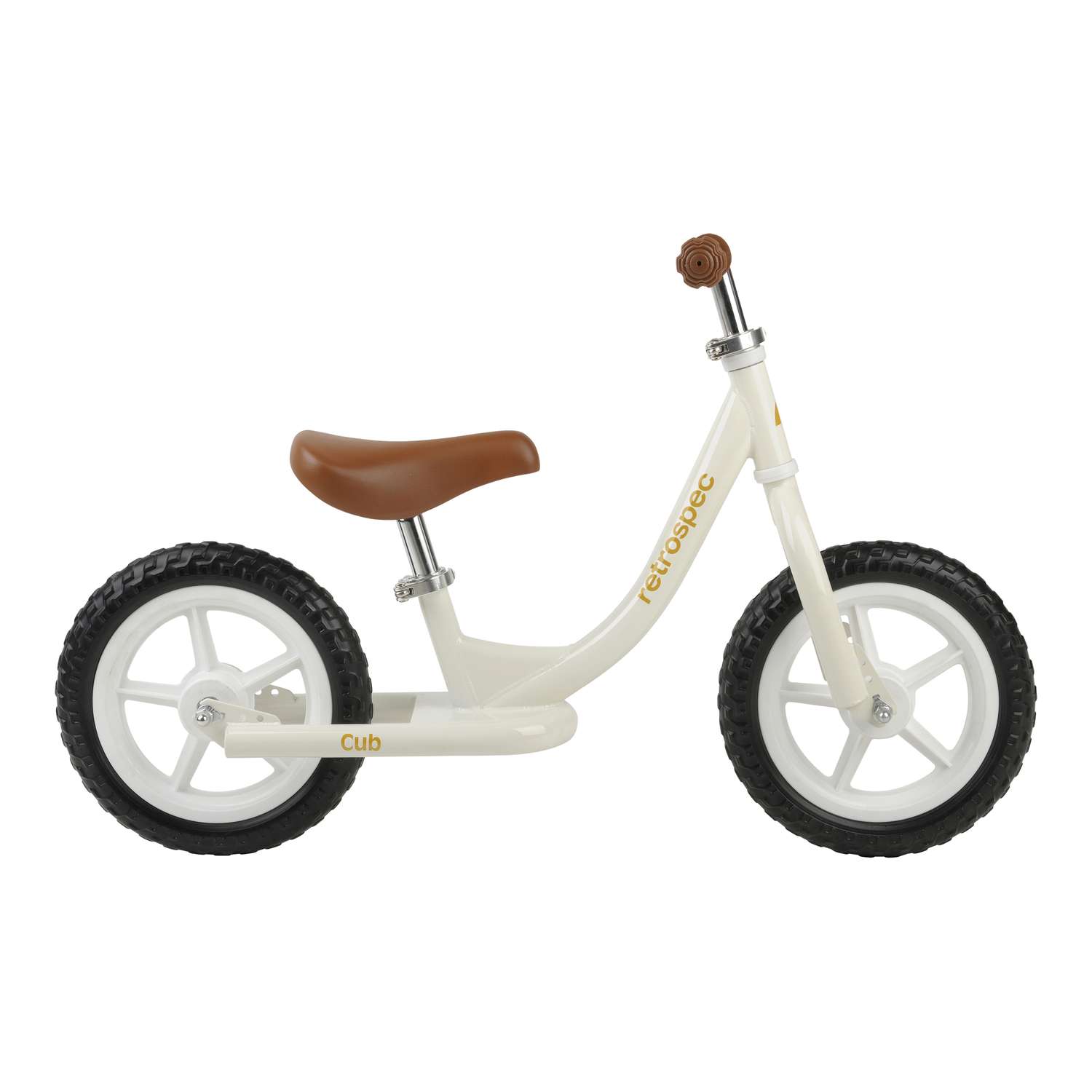 retrospec cub balance bike eggshell